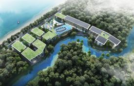 Новая квартира-студия с видом на реку в комплексе прямо на пляже Банг Тао, Пхукет, Таиланд за 147 000 €