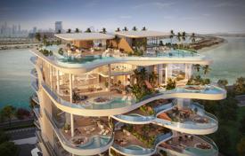 Новый трехуровневый пентхаус с собственным бассейном, спа-зоной и лифтом в 150 метрах от моря, Palm Jumeirah, Дубай, ОАЭ за $41 120 000